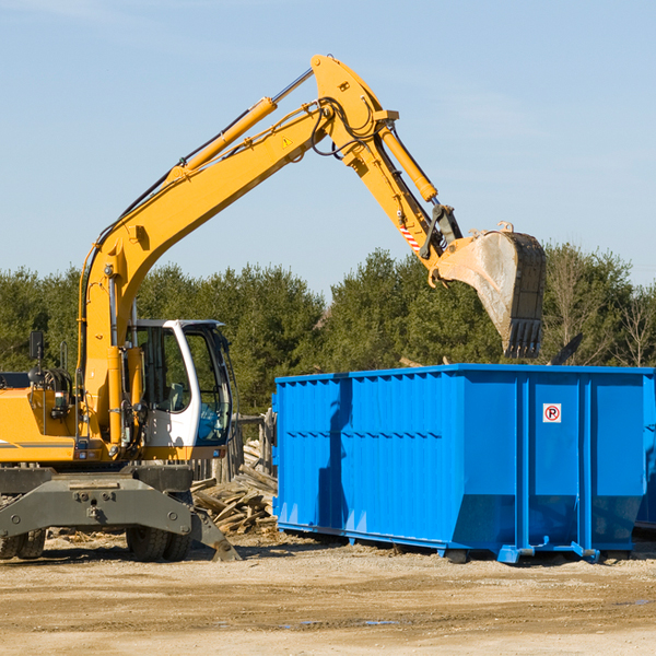 can i rent a residential dumpster for a construction project in Round Mountain TX